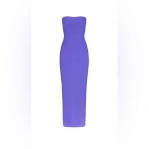 NWT SKIMS SOFT LOUNGE TUBE DRESS, TANZANITE (L)
